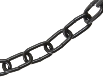 Black Japanned Chain 5mm x 10m Box - Max. Load 160kg