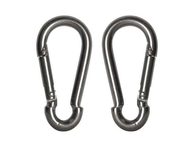 Fire Brigade Snap Hook Stainless Steel 6mm (Pack 2)