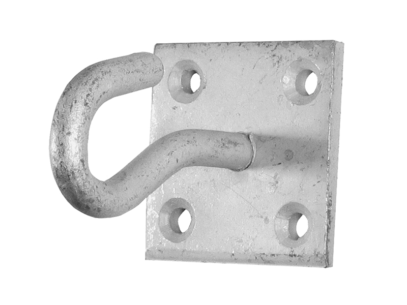 Hook On Plate - Galvanised