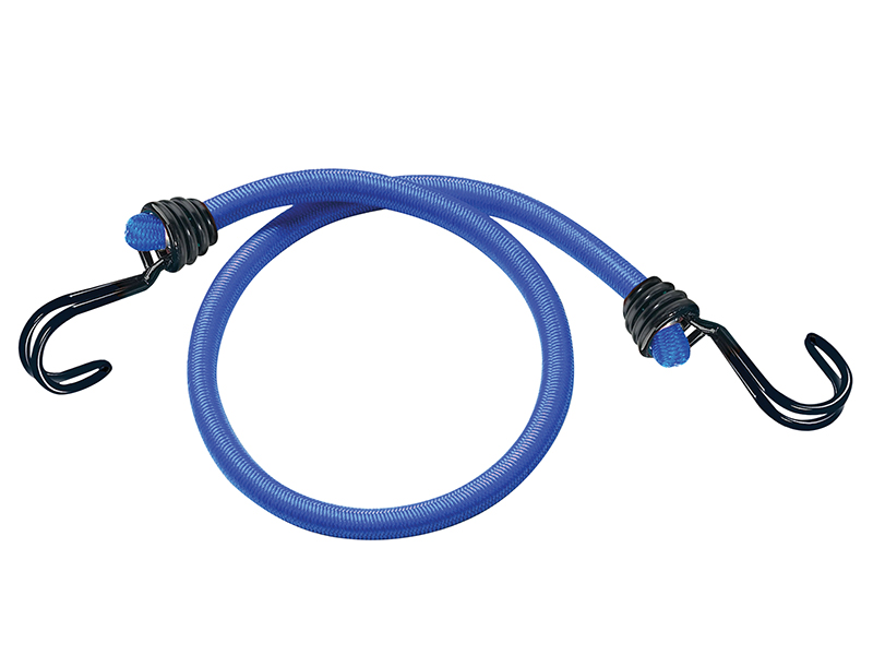 Twin Wire Bungee Cord 120cm Blue 2 Piece