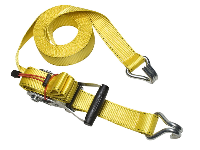 Ratchet Tie-Down J-Hooks 8.25m