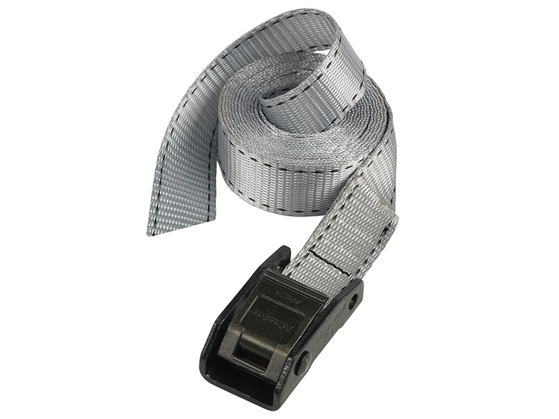 Lashing Strap with Metal Buckle, Grey 2.5m 150kg (Single)