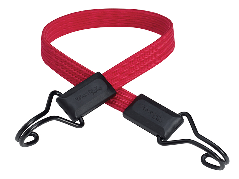 Flat Bungee 60cm Red Double Hook