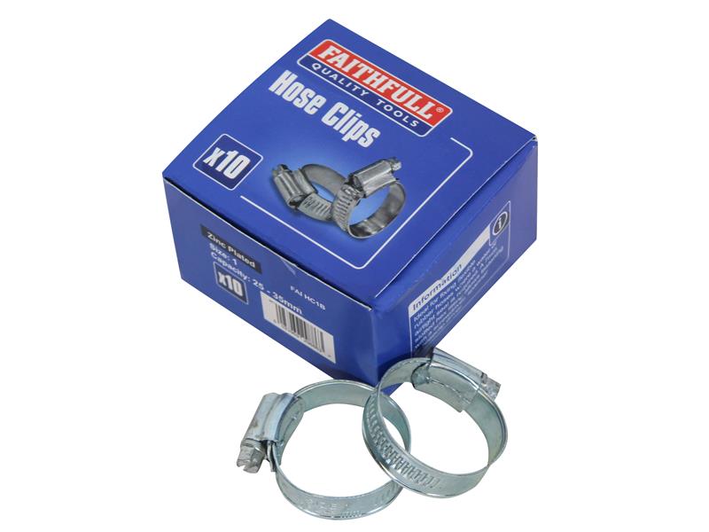 1 Hose Clip - Zinc MSZP 25 - 35mm