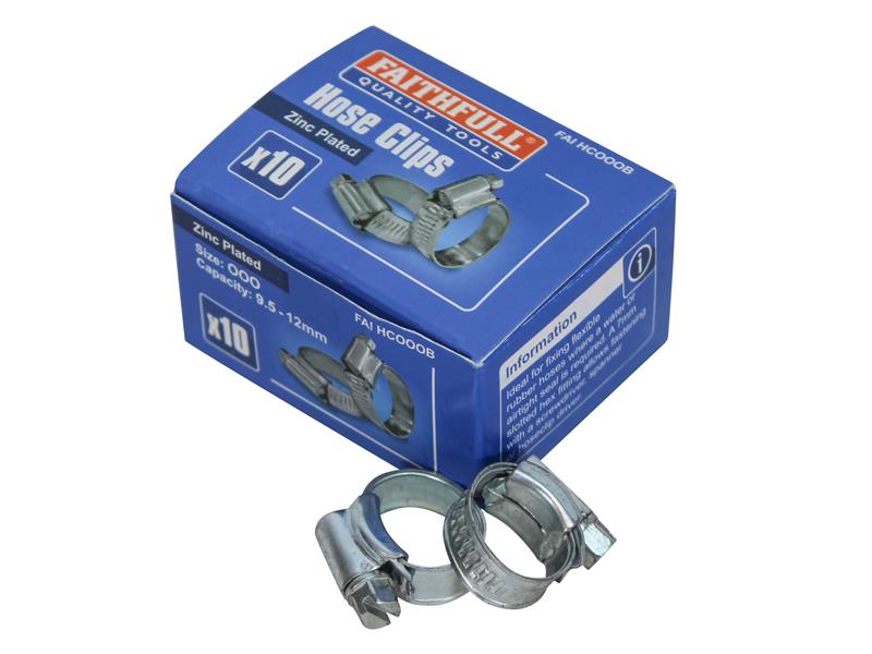 OOO Hose Clip - Zinc MSZP 9.5 - 12mm