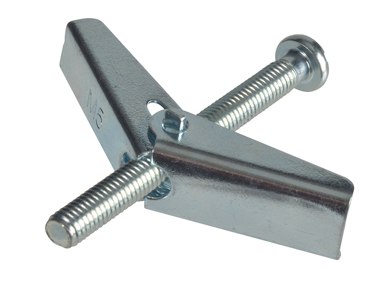 Plasterboard Spring Toggle ZP M5 X 50mm ForgePack 6