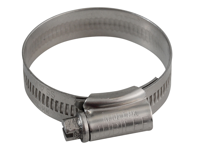 1M Stainless Steel Hose Clip 32 - 45mm (1.1/4 - 1.3/4in)