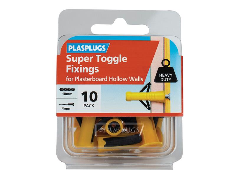 Super Toggle Fixings Pack 10