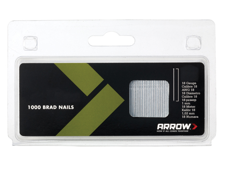 BN1824 Brad Nails 38mm 18g (Pack 1000)