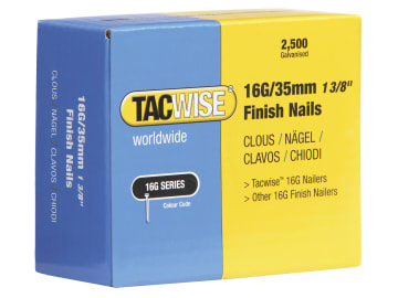 16 Gauge Straight Finish Nails 32mm (Pack 2500)