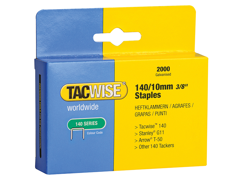 140 Heavy-Duty Staples 10mm (Type T50  G) (Pack 2000)