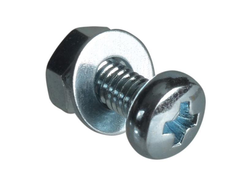 Machine Screw Pozi Compatible Pan Head ZP M3 x 8mm Forge Pack 30