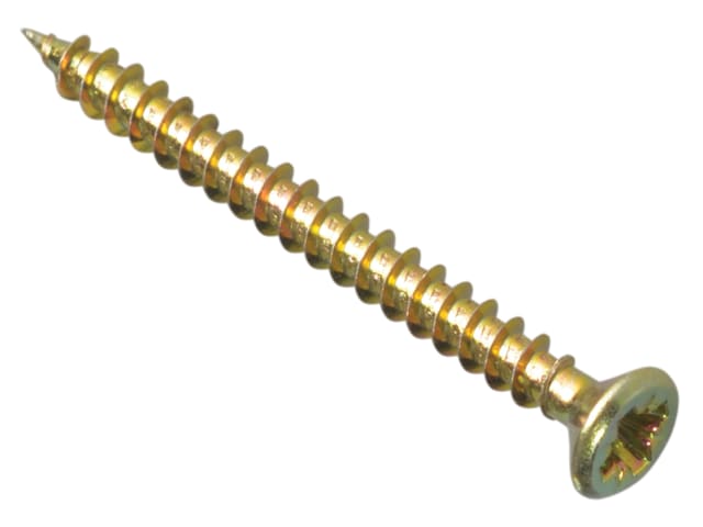 Multi-Purpose Pozi Compatible Screw CSK ST ZYP 3.5 x 40mm Box 200