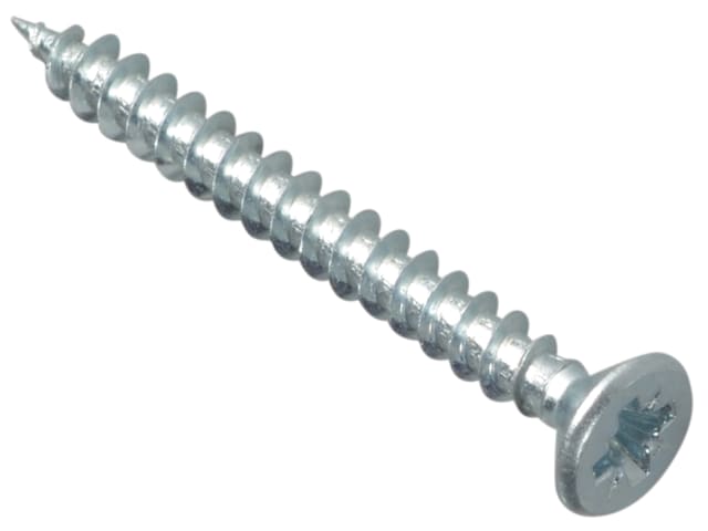 Multi-Purpose Pozi Compatible Screw CSK ST ZP 4 x 40mm Box 200