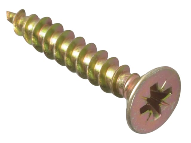 Multi-Purpose Pozi Compatible Screw CSK ST ZYP 5.0 x 25mm Box 200