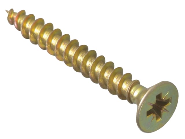 Multi-Purpose Pozi Compatible Screw CSK ST ZYP 5.0 x 40mm Box 200