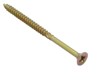 Spectre PZ Compatible Wood Screw CSK ZYP 5.0 x 100mm Box 100