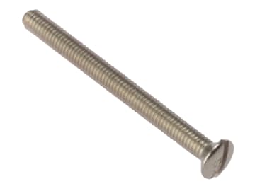 Socket Screw Slotted Raised Head Nickel Plated 3.5 x 25mm Bag 100