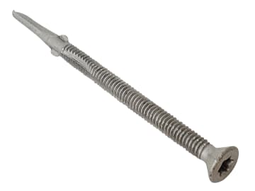 TechFast Timber to Steel CSK/Wing Screw No.3 Tip 5.5 x 100mm Box 100