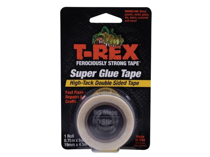 T-REX® Double-Sided Superglue Tape 19mm x 4.5m