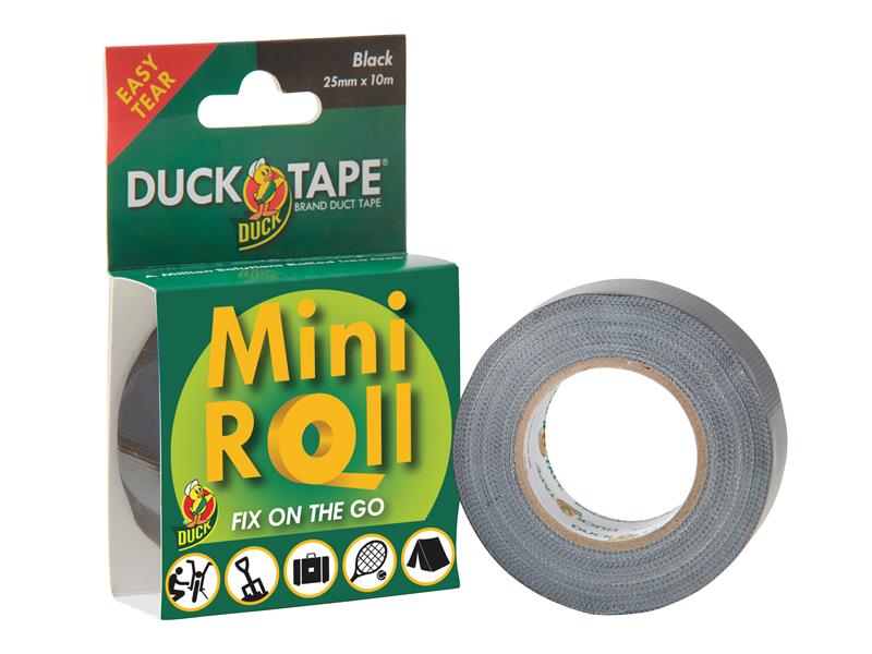 Duck Tape® Mini Roll 25mm x 10m Black