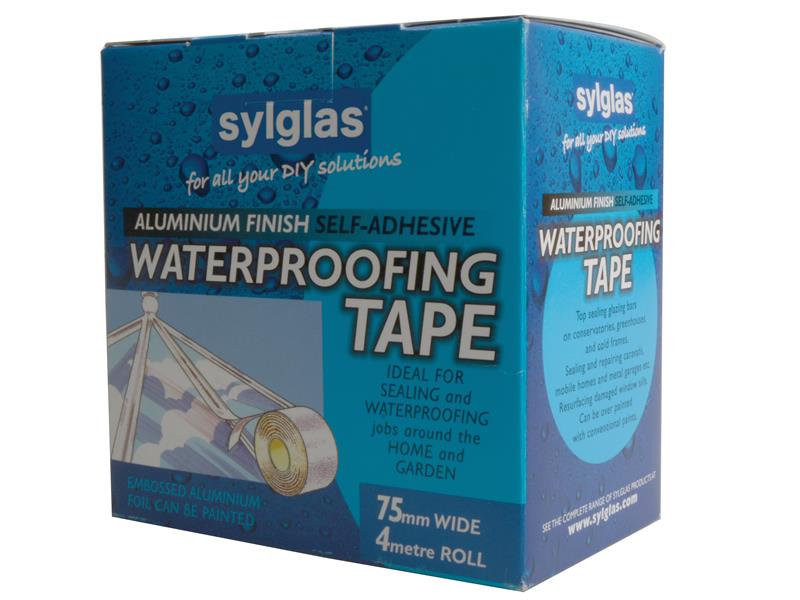 Aluminium Finish Waterproofing Tape 75mm x 4m