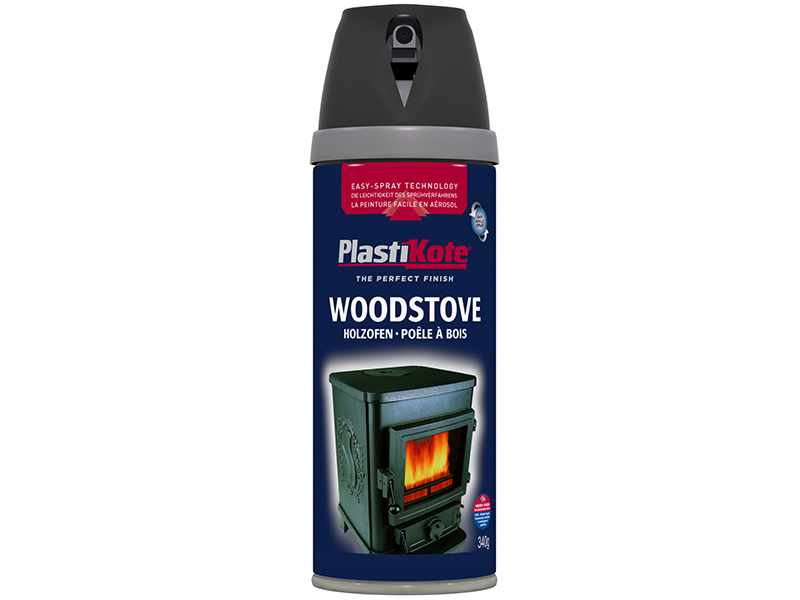 Twist & Spray Woodstove Paint Black 400ml