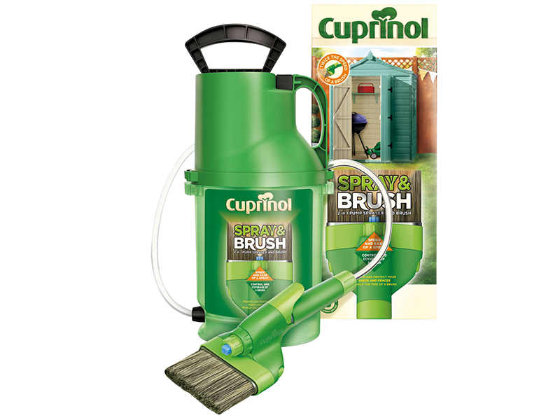 Spray & Brush 2-in-1 Pump Sprayer