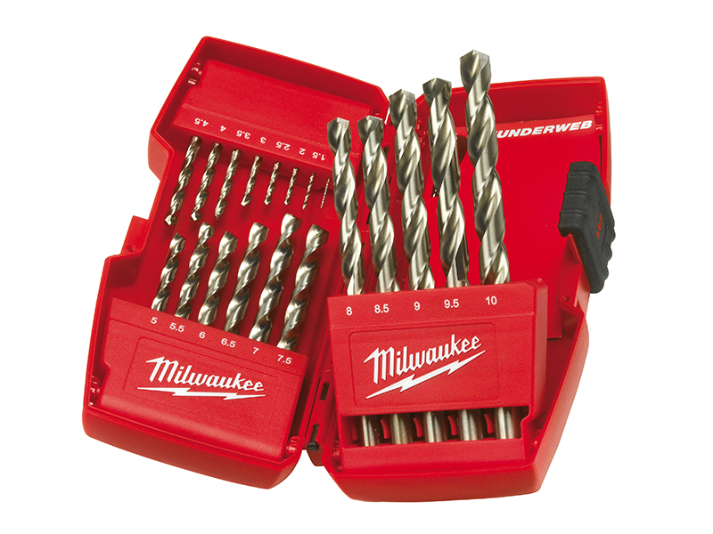 HSS-G THUNDERWEB Metal Drill Bit Set, 19 Piece