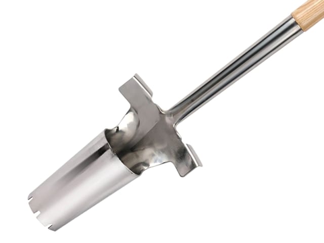 Stainless Steel Long Handled Bulb Planter, FSC®