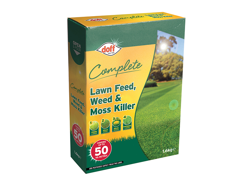 Complete Lawn Feed, Weed & Moss Killer 1.6kg