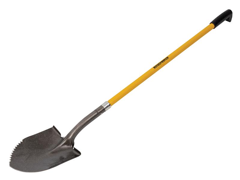 Sharp Edge Round Shovel, Long Handle