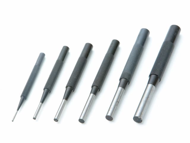 135-S6 Parrallel Pin Punches in Wallet Set 6 Piece