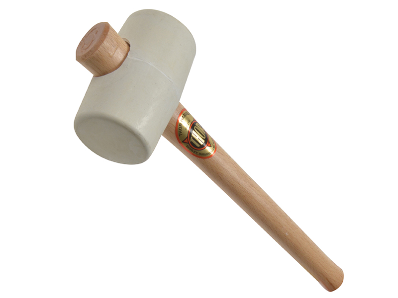 952W White Rubber Mallet 54mm 375g