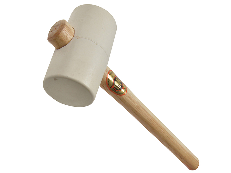 953W White Rubber Mallet 64mm 675g