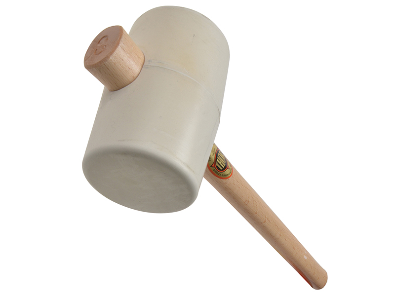 957W White Rubber Mallet 90mm 1450g