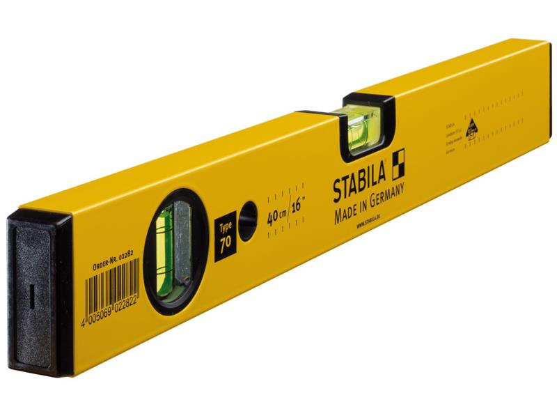 70-40 Single Plumb Spirit Level 2 Vial 40cm