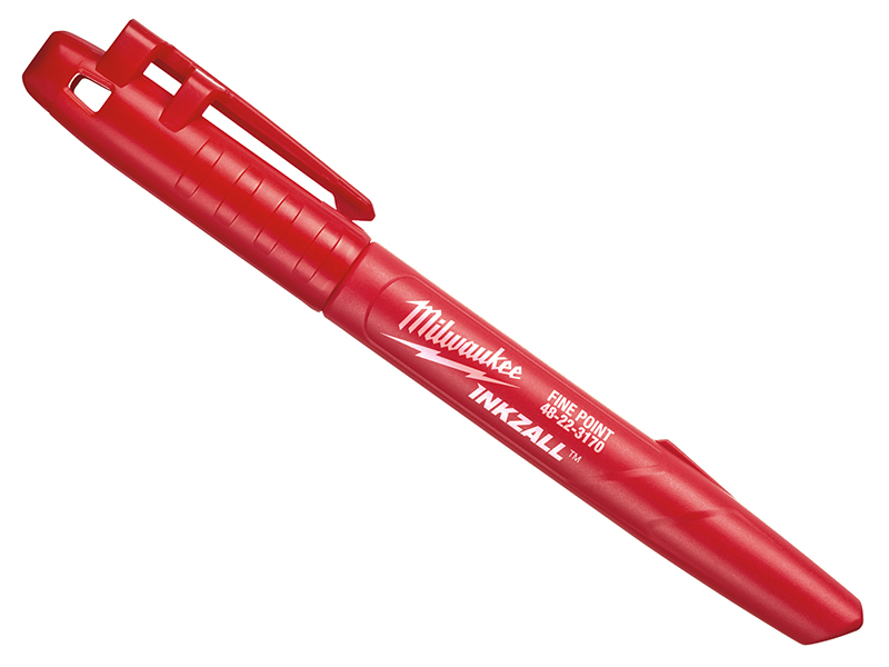 INKZALL Fine Tip Marker Red