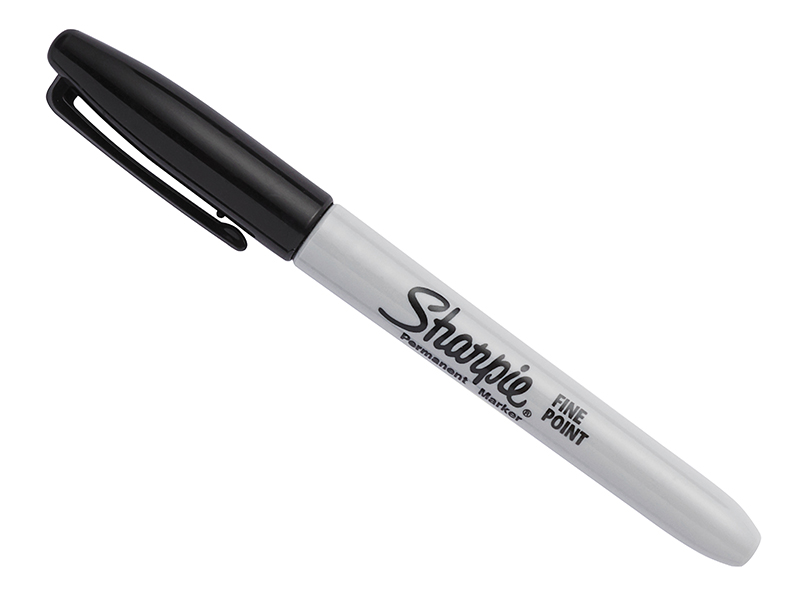 Fine Tip Permanent Marker Black