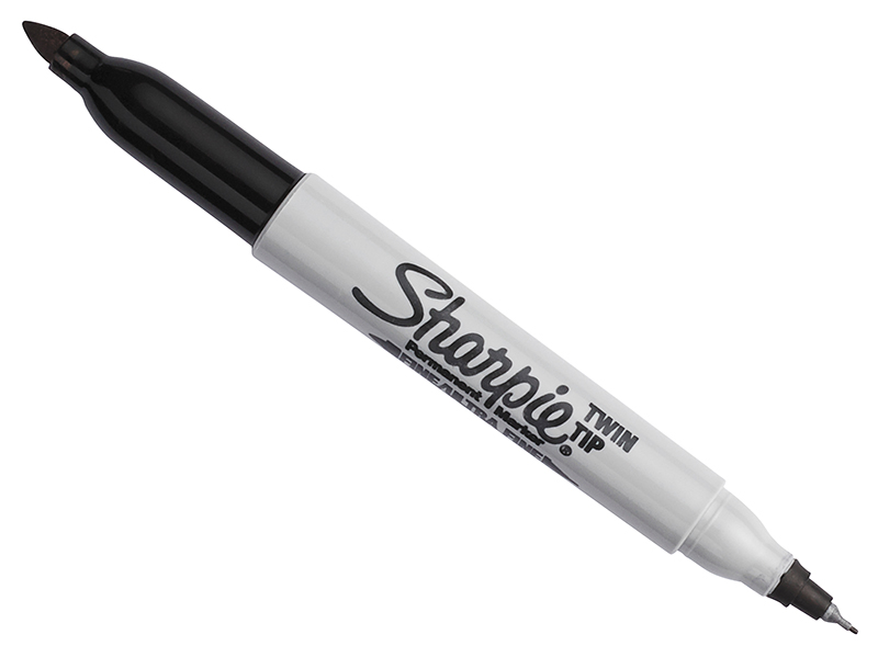 Twin Tip Permanent Marker Black