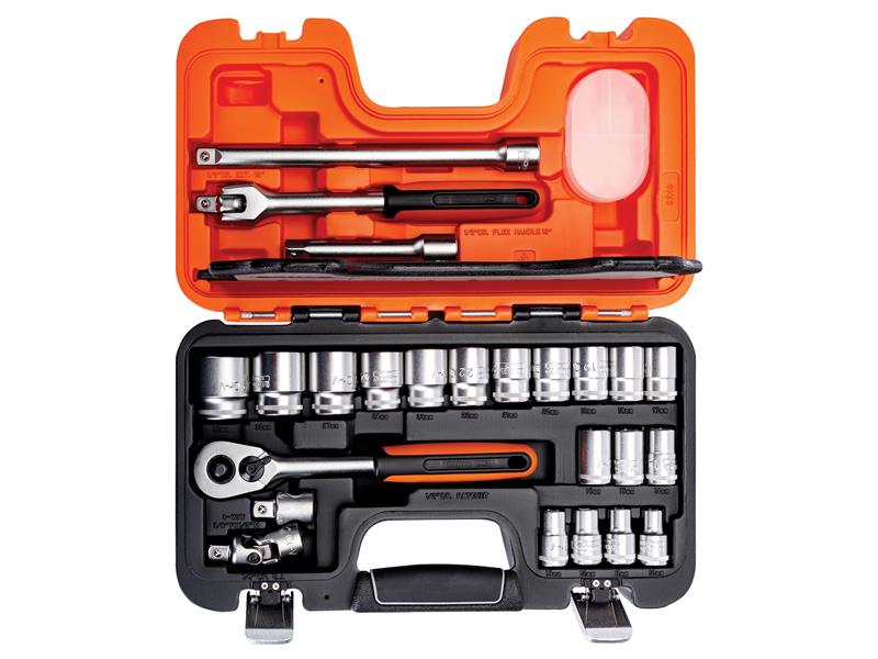 S240 Socket Set of 24 Metric 1/2in Drive