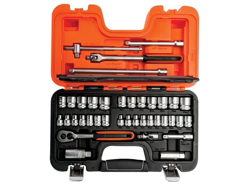 S380 Socket Set of 38 Metric 3/8in Drive