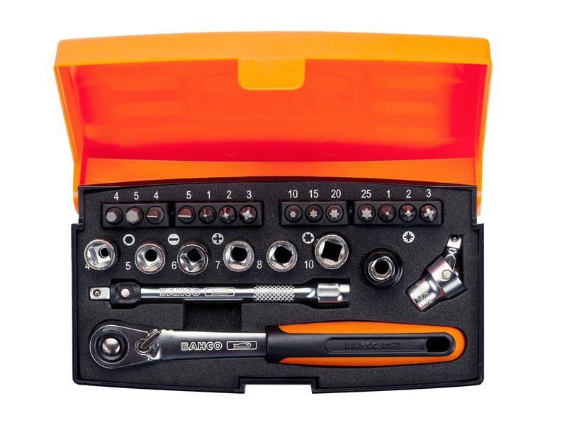 SL24 Socket Set of 24 Metric 1/4in Drive