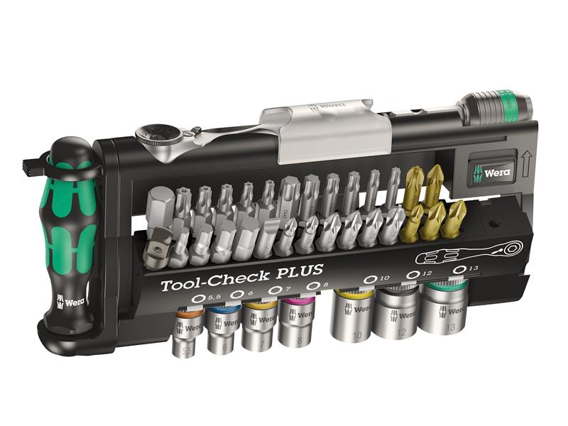 Tool-Check Plus Tool Set of 39 1/4in Drive