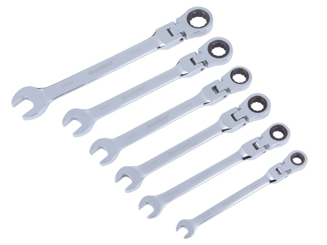 Flexible Head Ratchet Set, 6 Piece