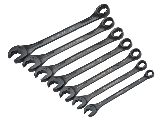 X6 Open End Ratcheting Spanner Set, 7 Piece