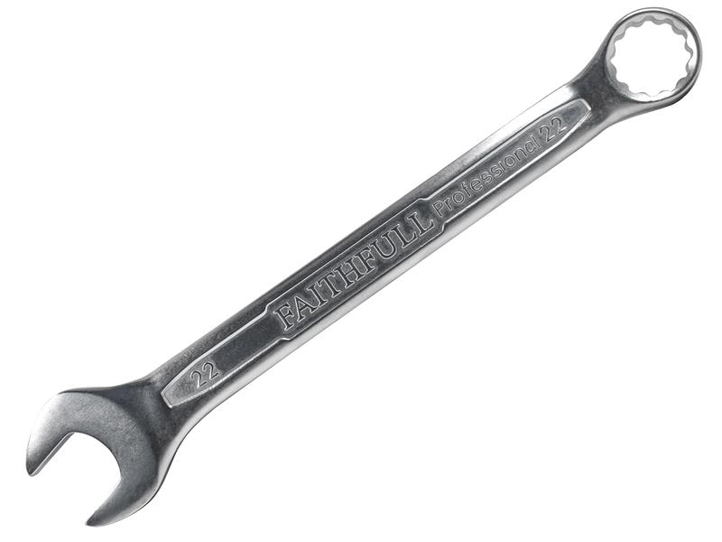 Combination Spanner CV Satin Finish 22mm