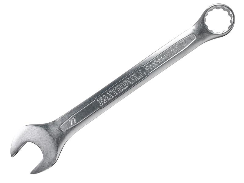 Combination Spanner CV Satin Finish 27mm