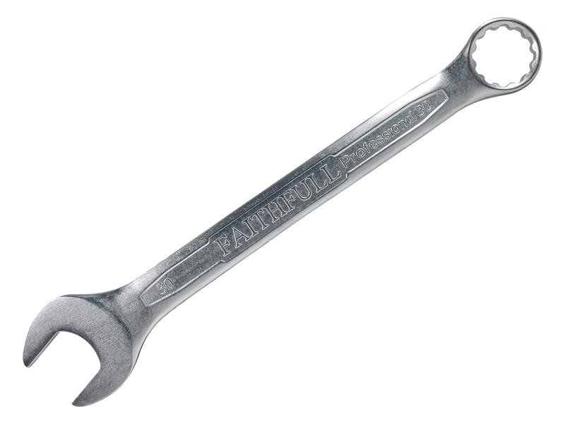 Combination Spanner CV Satin Finish 30mm