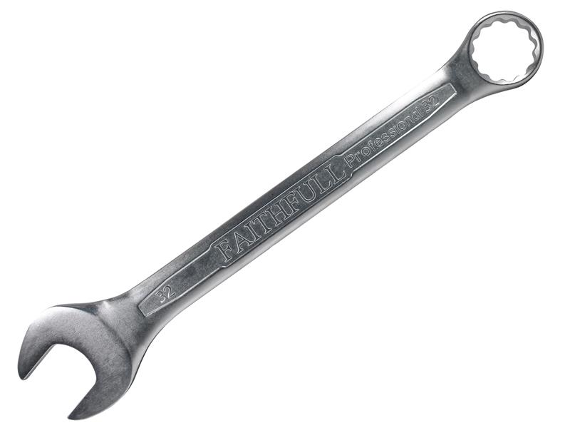 Combination Spanner CV Satin Finish 32mm